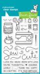 Lawn Fawn - Clear Stamps - Sewn With Love