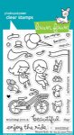 Lawn Fawn - Clear Stamps - Bicycle Built For You