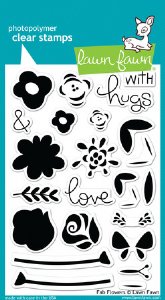 Lawn Fawn - Clear Stamps - Fab Flowers