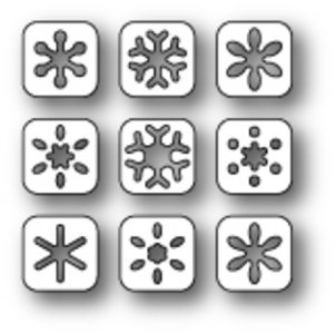 Poppystamps - Dies - Snowflake Tabs