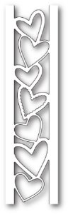 Poppystamps - Dies -  Vertical Hearts Channel