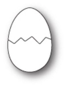 Poppystamps - Dies -  Cracked Egg