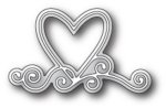 Poppystamps - Dies -  Majestra Heart