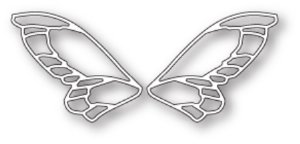 Poppystamps - Dies -  Frilly Faerie Wings