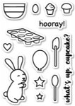 Poppystamps - Clear Stamp - Cupcake Party