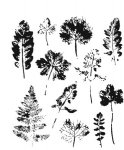 Tim Holtz Stamp - Cling - Leaf Prints