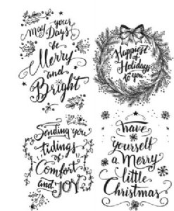 Tim Holtz Stamp - Cling - Doodle Greetings 1