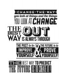 Tim Holtz Stamp - Cling - Motivation 2