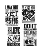 Tim Holtz Stamp - Cling - Motivation 3