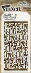 Tim Holtz - Stencil - Countdown