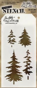 Tim Holtz - Stencil - Woodland