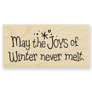 Stampendous - Wood Stamp - Joys Of Winter