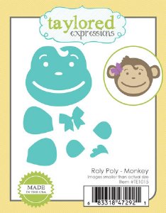 Taylored Expressions - Die - Roly Poly - Monkey