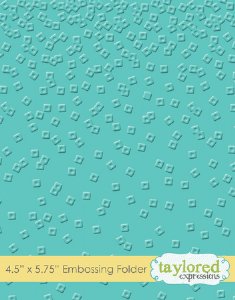 Taylored Expressions - Embossing Folder - Confetti