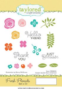 Taylored Expressions - Stamp - Fresh Florals