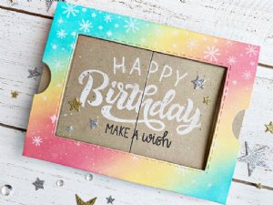 Taylored Expressions - Cling Stamp - Oh My Word - Happy Birthday