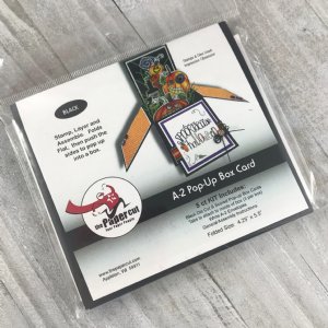 The Paper Cut - Pop Box Card - A2 Black