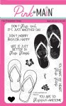 Pink & Main - Clear Stamp - Flip Out
