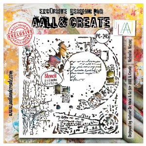 AALL and Create - 6"x 6" Stencil - Nebula Nexus
