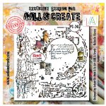 AALL and Create - 6"x 6" Stencil - Nebula Nexus