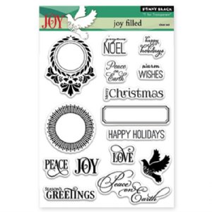 Penny Black - Clear Stamp - Jolly Filled