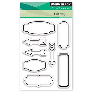 Penny Black - Clear Stamp - This Way Mini Set