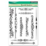 Penny Black - Clear Stamp - Flourish Borders