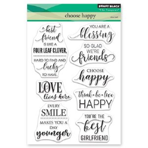 Penny Black - Clear Stamp - Choose Happy