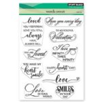 Penny Black - Clear Stamp - Words Sweet