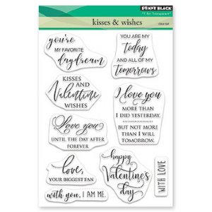 Penny Black - Clear Stamp - Kisses and Wishes