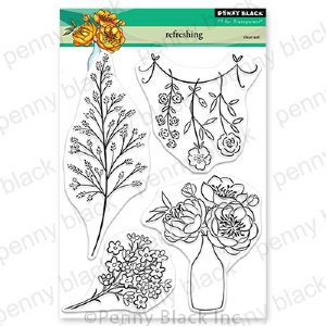 Penny Black - Clear Stamp - Refreshing