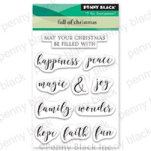 Penny Black - Clear Stamp - Full Of Christmas