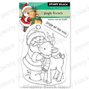 Penny Black - Clear Stamp - Jingle Friends