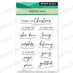 Penny Black - Clear Stamp - Here's To Xmas