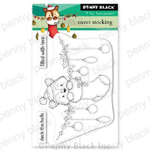 Penny Black - Clear Stamp - Sweet Stocking