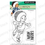 Penny Black - Clear Stamp - Skating By