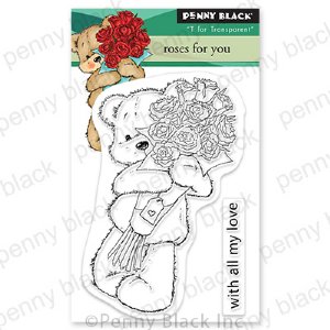 Penny Black - Clear Stamp - Roses for You