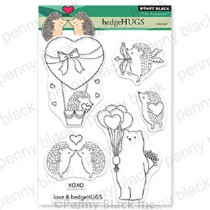 Penny Black - Clear Stamp - HedgeHUGS