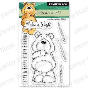 Penny Black - Clear Stamps - Bear-y Wishful