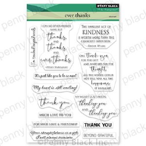 Penny Black - Clear Stamp - Ever Thanks