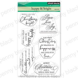 Penny Black - Clear Stamp - Happy & Bright