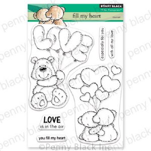 Penny Black - Clear Stamp - Fill My Heart