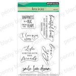 Penny Black - Clear Stamp - Love is Joy