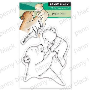 Penny Black - Clear Stamp - Papa Bear