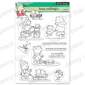 Penny Black - Clear Stamp - Beary And Bright