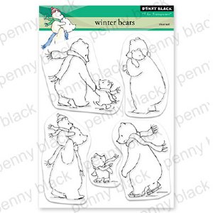 Penny Black - Clear Stamp - Winter Bears