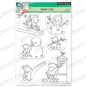 Penny Black - Clear Stamp - Snow Cute