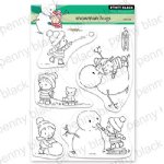 Penny Black - Clear Stamp - Snowman Hugs