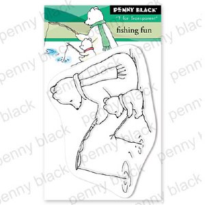 Penny Black - Clear Stamp - Fishing Fun