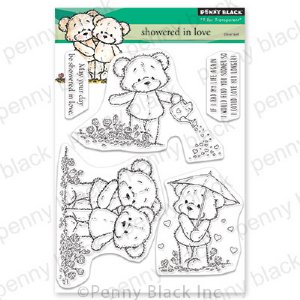 Penny Black - Clear Stamp - Showered in Love